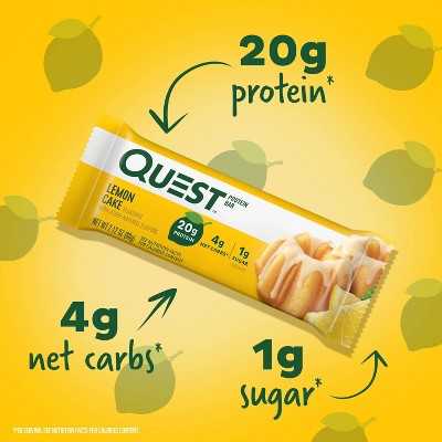 Quest Nutrition Protein Bar - Lemon Cake