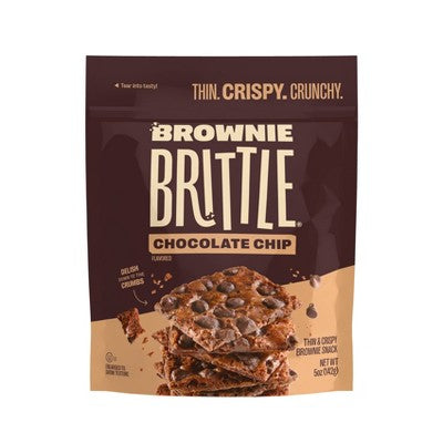 Sheila G's Brownie Brittle, Chocolate Chip, Thin & Crunchy Cookies - 5oz