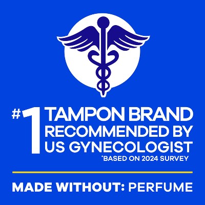 Tampax Cardboard Super Plus Absorbency Anti-Slip Grip LeakGuard Skirt Tampons - Unscented - 40ct