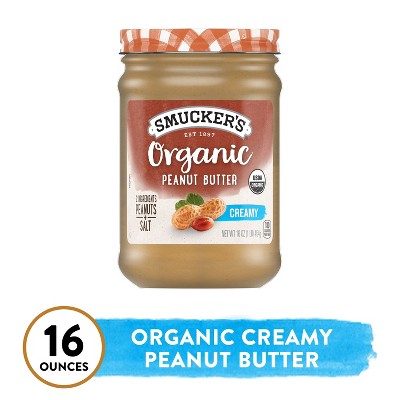 Smucker's Organic Natural Creamy Peanut Butter - 16oz