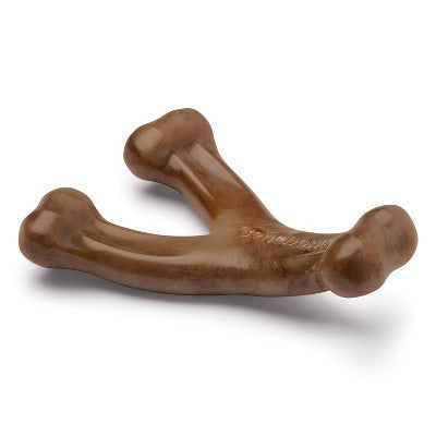 Benebone Wishbone Dog Chew Toy - Bacon - S