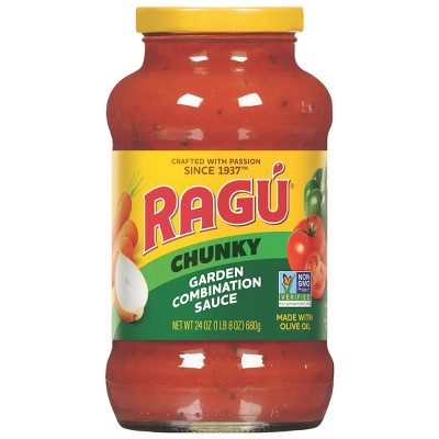 Ragu Chunky Garden Combination Pasta Sauce - 24oz