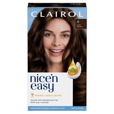 Clairol Nice'n Easy Permanent Hair Color - Brown
