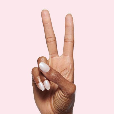 Olive & June Press On Nails - Oval Medium - Pink Goldfish - 42ct