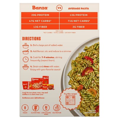 Banza Gluten Free Chickpea Rotini - 8oz