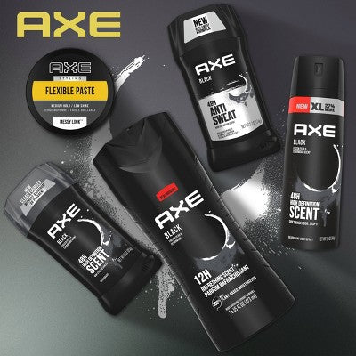 Axe Styling Messy Look Medium Hold Low Shine Flexible Hair Paste - Travel Size - 2.64oz