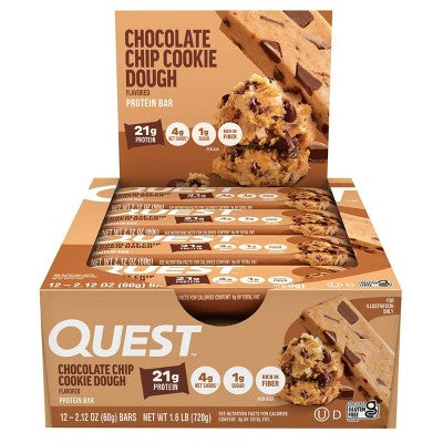 Quest Nutrition Protein Bar - Chocolate Chip Cookie Dough