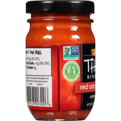 Thai Kitchen Premium Authentic Red Curry Paste 4oz: Gluten-Free