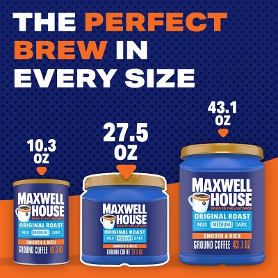 Maxwell House Original Medium Roast Ground Coffee - 27.5oz