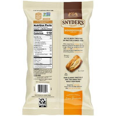 Snyder's of Hanover Pretzels Sourdough Nibblers Family Size - 16oz
