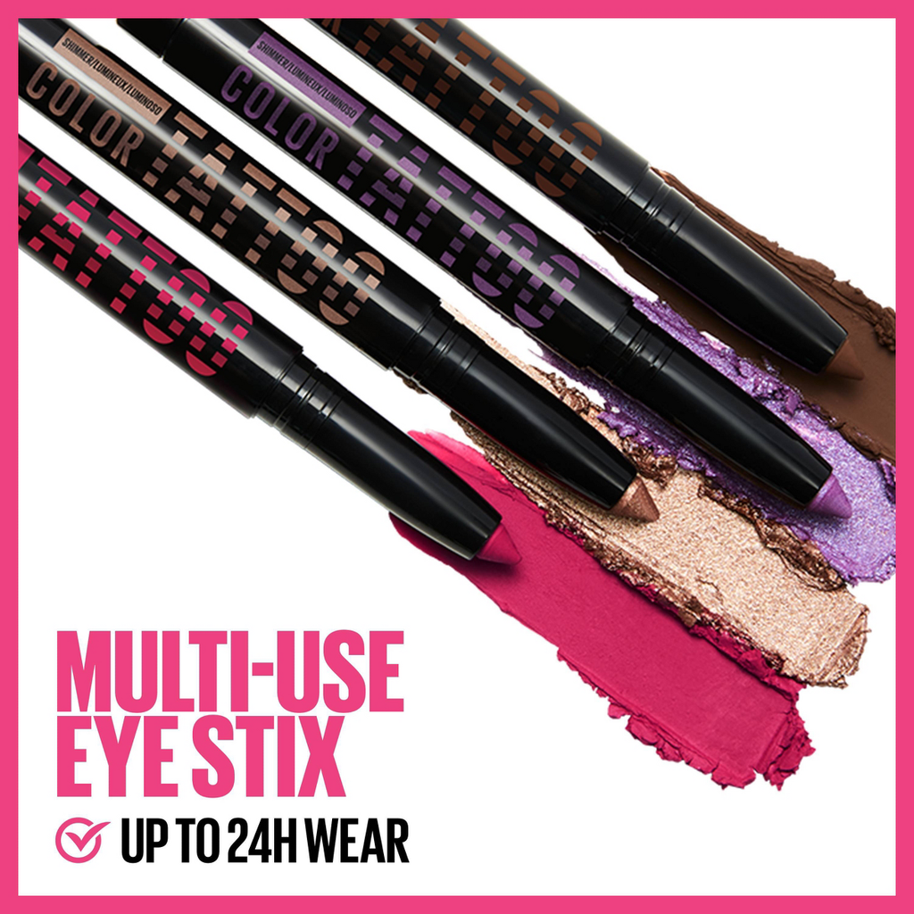 Maybelline Color Tattoo Longwear Multi-Use Eyeshadow Liner Stix, I Am Extravagant - 0.05oz