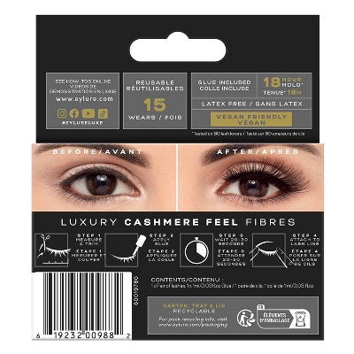 Eylure Luxe Cashmere No. 6 False Eyelashes - 1pr