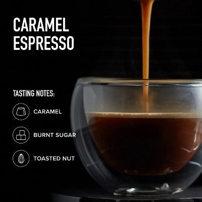 Peet's Coffee Caramel Dark Roast Espresso Capsules - 10ct: Compatible With Nespresso Original Line, Arabica Beans