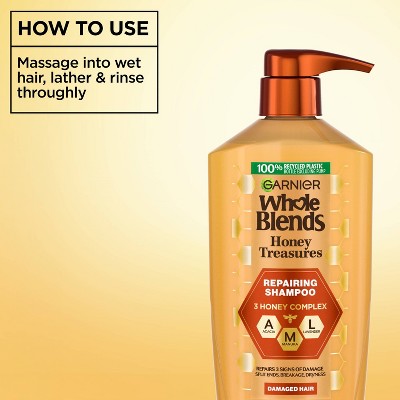 Garnier Whole Blends Honey Treasures Repairing Shampoo