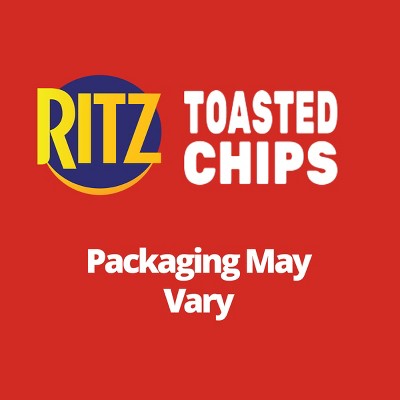 RITZ Toasted Chips Sour Cream and Onion Crackers Party Snacks - 8.1oz