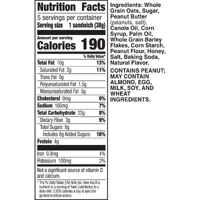 Nature Valley Peanut Butter Biscuits - 1.35/5ct