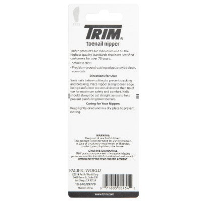 Trim Neat Feet Stainless Steel Toenail Nipper
