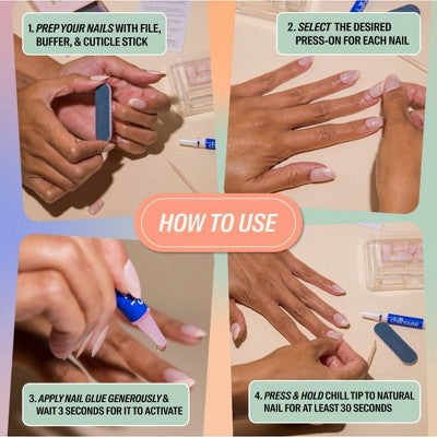 Chillhouse Chill Tips Fake Nails - Catch the Crown - 24ct