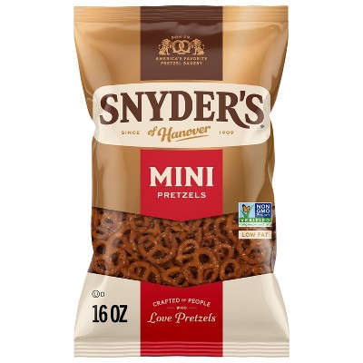 Snyder's of Hanover Pretzels Mini Pretzels Family Size - 16oz