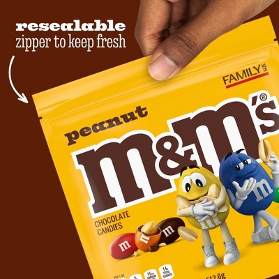 M&M's Peanut Family Size Halloween Chocolate Candy - 18.08oz