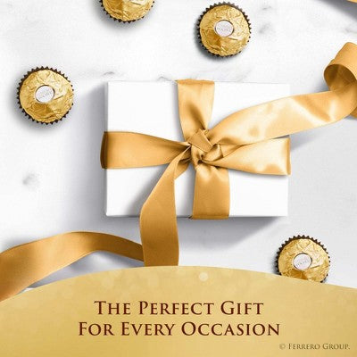 Ferrero Rocher Fine Hazelnut Chocolate Candy - 5.3oz/12ct