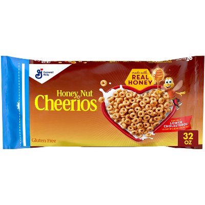 Honey Nut Cheerios Gluten Free Breakfast Cereal - 32oz: Low Fat