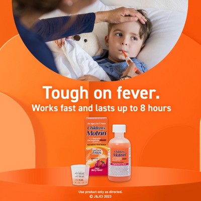 Motrin Children's - Kids Ibuprofen Medicine - Berry Flavored - 4 fl oz