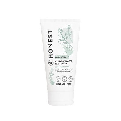 The Honest Company Sensitive Everyday Diaper Rash Cream Fragrance Free