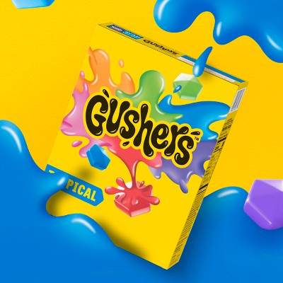 Fruit Gushers Tropical Flavored Fruit Snacks - 6ct/4.8oz: Gluten-Free, Plant-Based