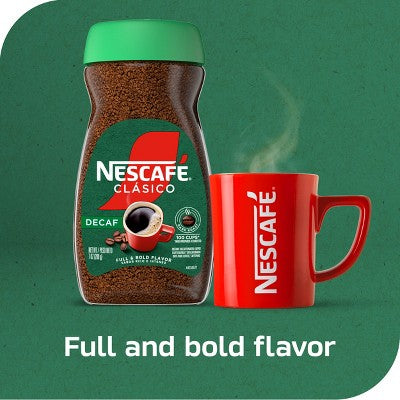 Nescafe Clasico Decaf Dark Roast Coffee - 7oz