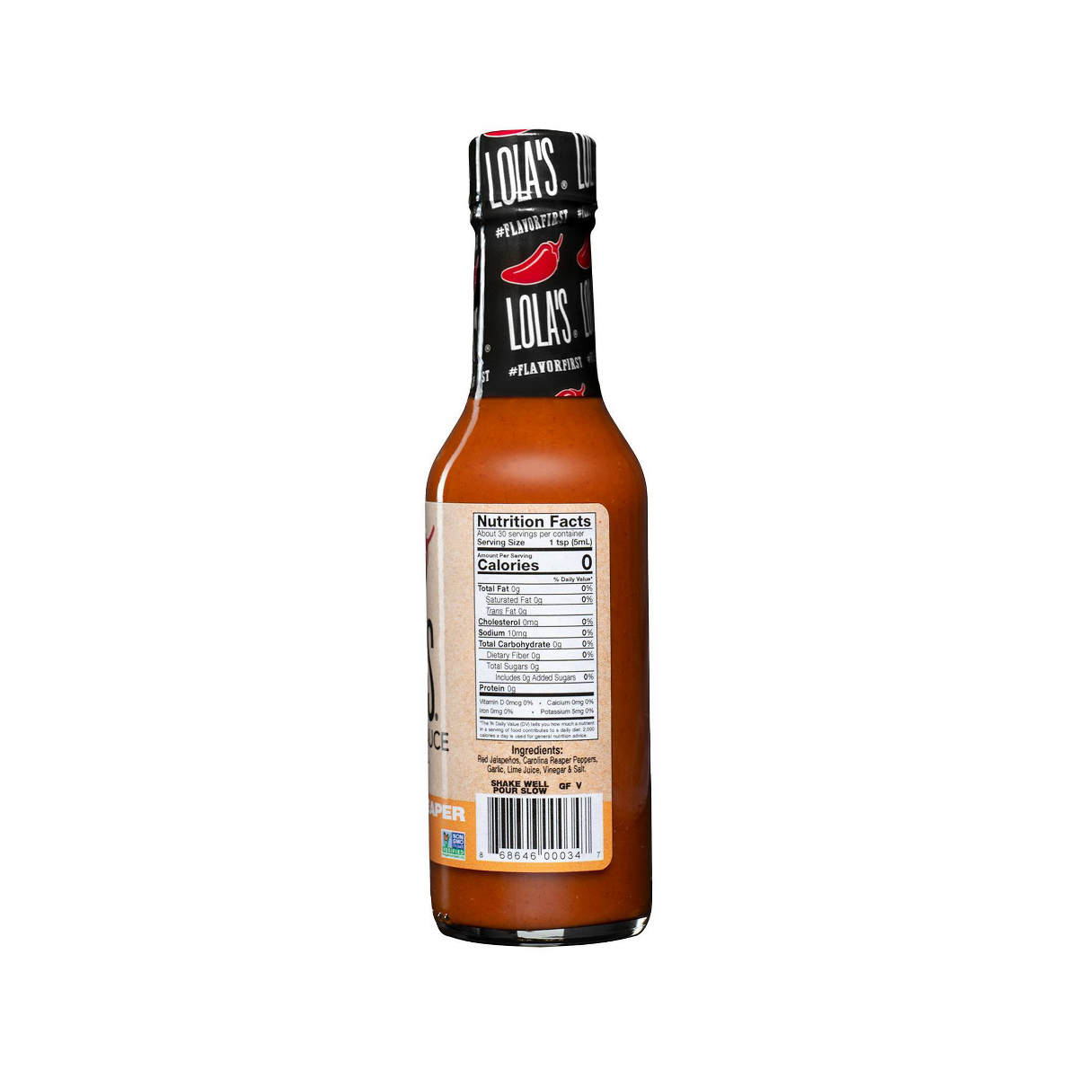 Lola's Fine Hot Sauce Carolina Reaper Scharfe Sauce 5 fl oz