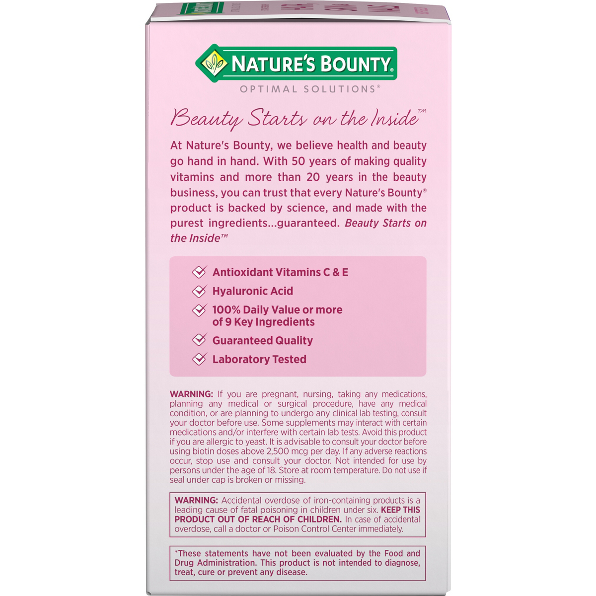 Nature's Bounty Extra Strength Hair Skin and Nails Softgels, 150 Stk.