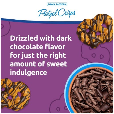 Snack Factory Pretzel Crisps Drizzlers Drizzled Pretzels - 5.5oz