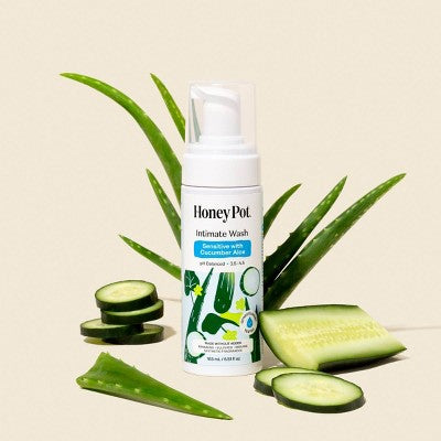 Honey Pot Intimate Wash - Sensitive with Cucumber Aloe - 5.51 fl oz