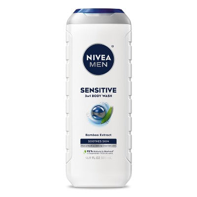 Nivea Men Sensitive Body Wash with Bamboo Extract - 16.9 fl oz
