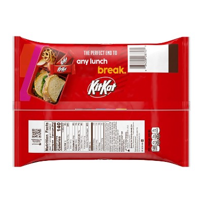Kit Kat Milk Chocolate Snack Size Wafer Candy Bars - 10.78oz