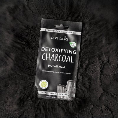 Que Bella Detoxifying Charcoal Peel off Mask - 0.5oz