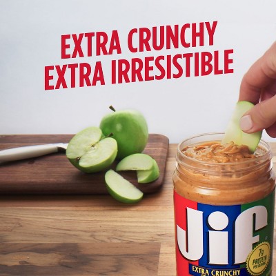 Jif Extra Crunchy Peanut Butter - 16oz: Gluten-Free