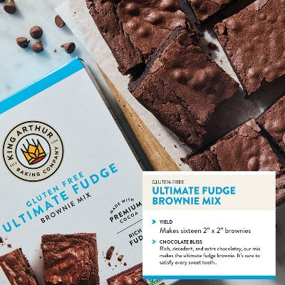 King Arthur Gluten Free Fudge Brownie Mix - 17oz