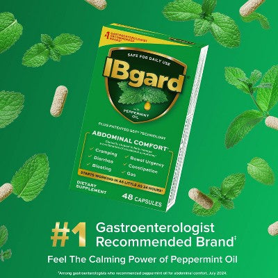IBgard Daily Gut Health Support Dietary Supplement - 48ct
