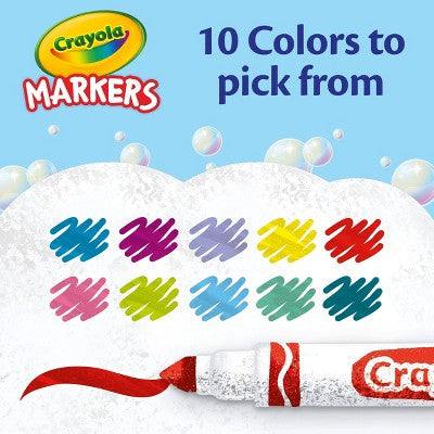 Crayola 10ct Broad Line Markers, Bold and Bright, School Supplies for Kids, Art Classroom Must Haves, Drawing & Coloring Gift, Ages 3+
