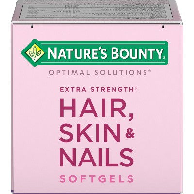 Nature's Bounty Extra Strength Hair Skin and Nails Softgels, 150 Stk.