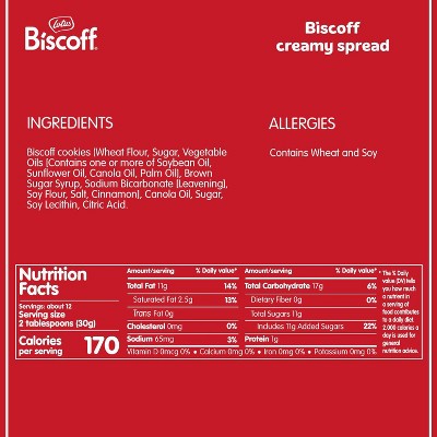 Biscoff Creamy Cookie Butter Spread