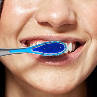 Colgate 360 Advanced Floss-Tip Manual Toothbrush - Soft