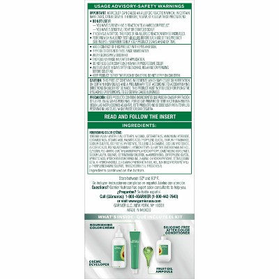 Garnier Nutrisse Nourishing Permanent Hair Color Creme - 40 Dark Brown