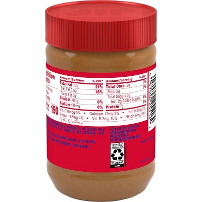 Jif Creamy Peanut Butter - 16oz: Gluten-Free, No Preservatives