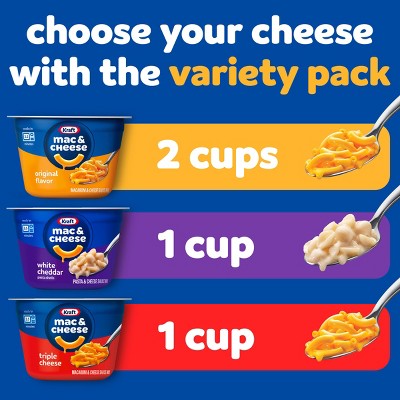 Kraft Variety Mac and Cheese Cups - 7.6oz/4ct