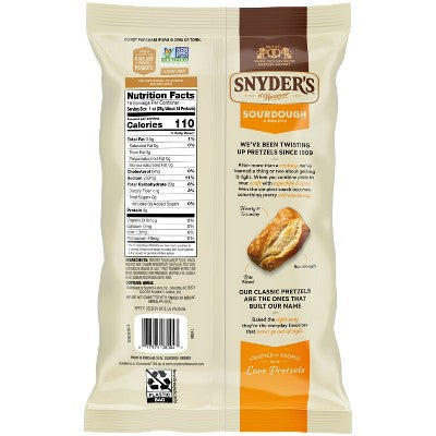 Snyder's of Hanover Pretzels Sourdough Nibblers Family Size - 16oz