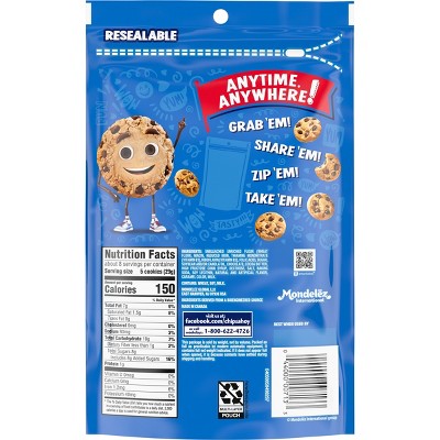 Chips Ahoy! Mini Original Fudgy Chocolate Chip Cookies - 8oz