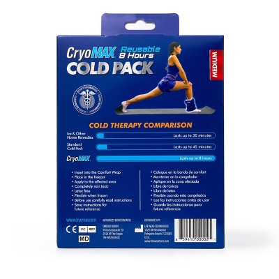 Cryo-MAX 8 Hour Reusable Cold Therapy Ice Pack - Medium - 6" x 12"